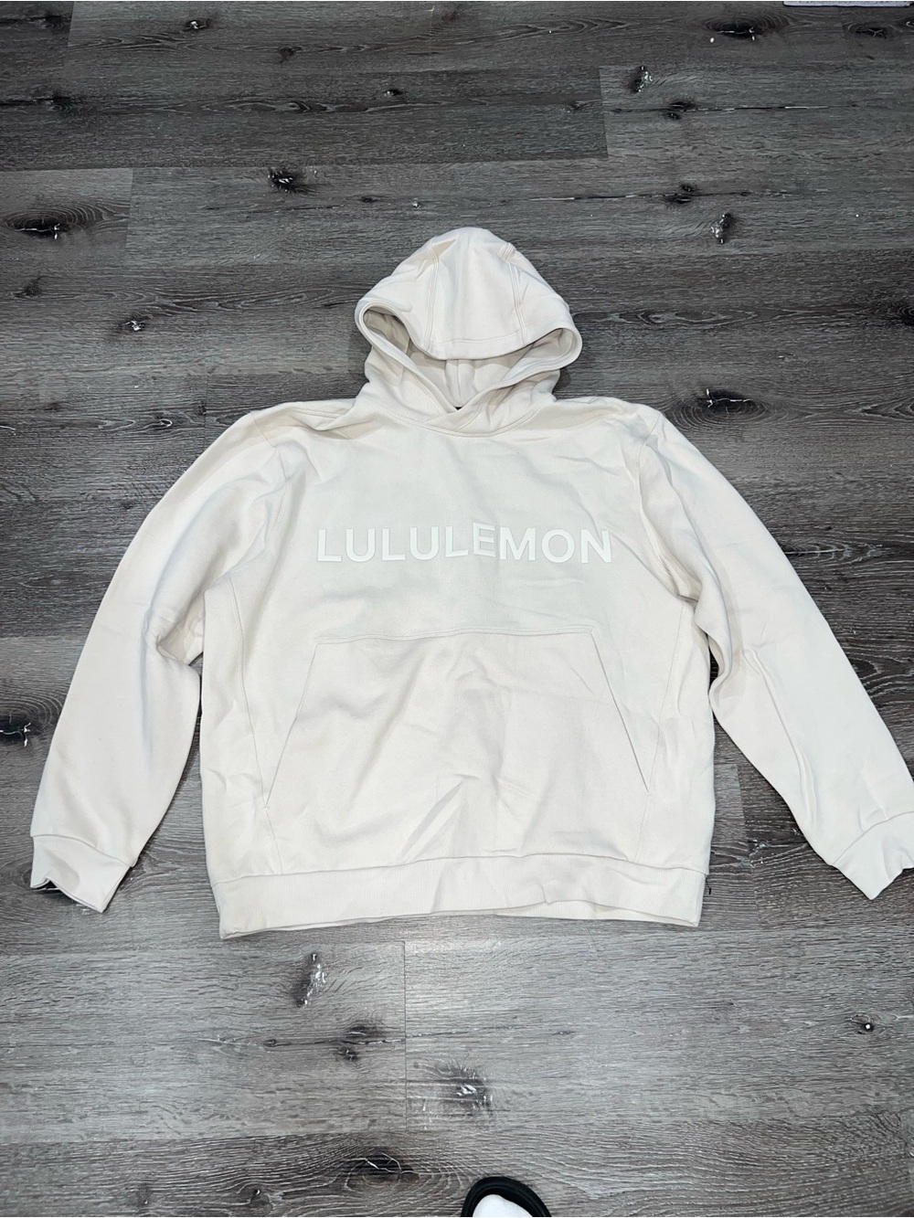 lululemon athletica Men's Cream Pullover Hoodie